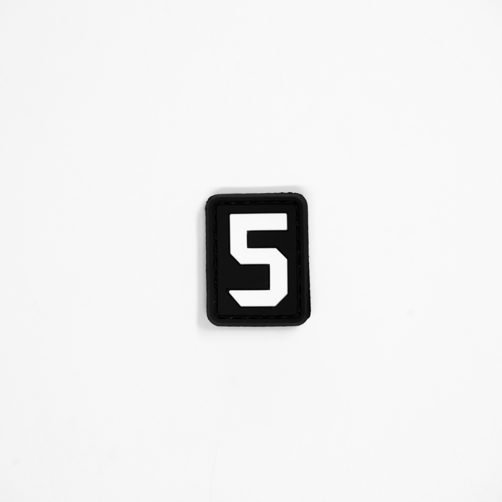 Number “5” PVC Patch