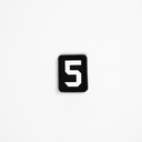 Number “5” PVC Patch