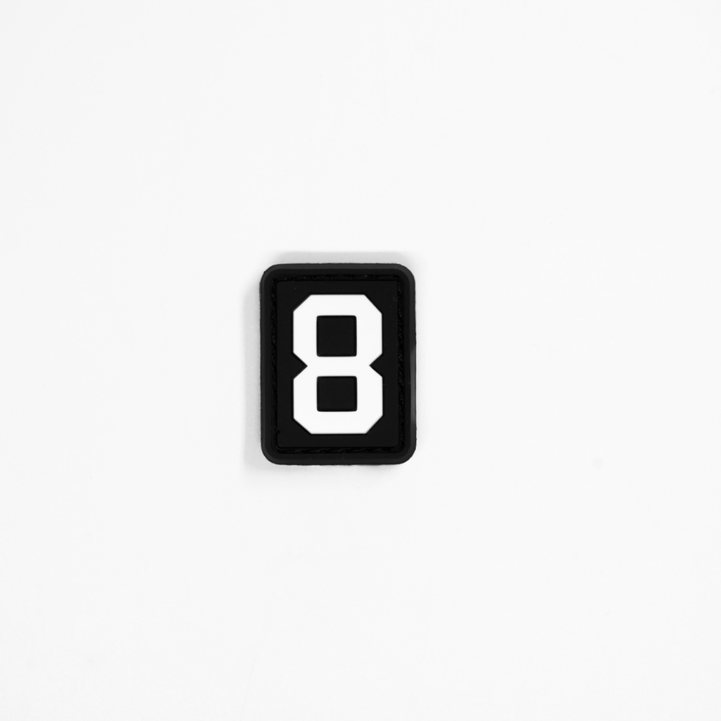 Number “8” PVC Patch