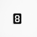Number “8” PVC Patch