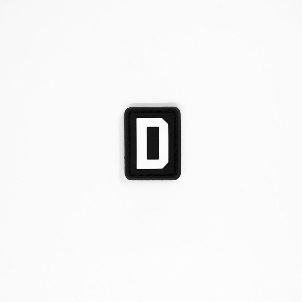 Letter “D” PVC Patch