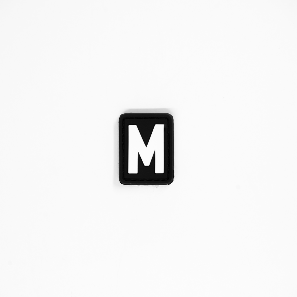 Letter “M” PVC Patch