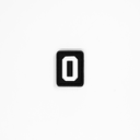 Letter “O” PVC Patch