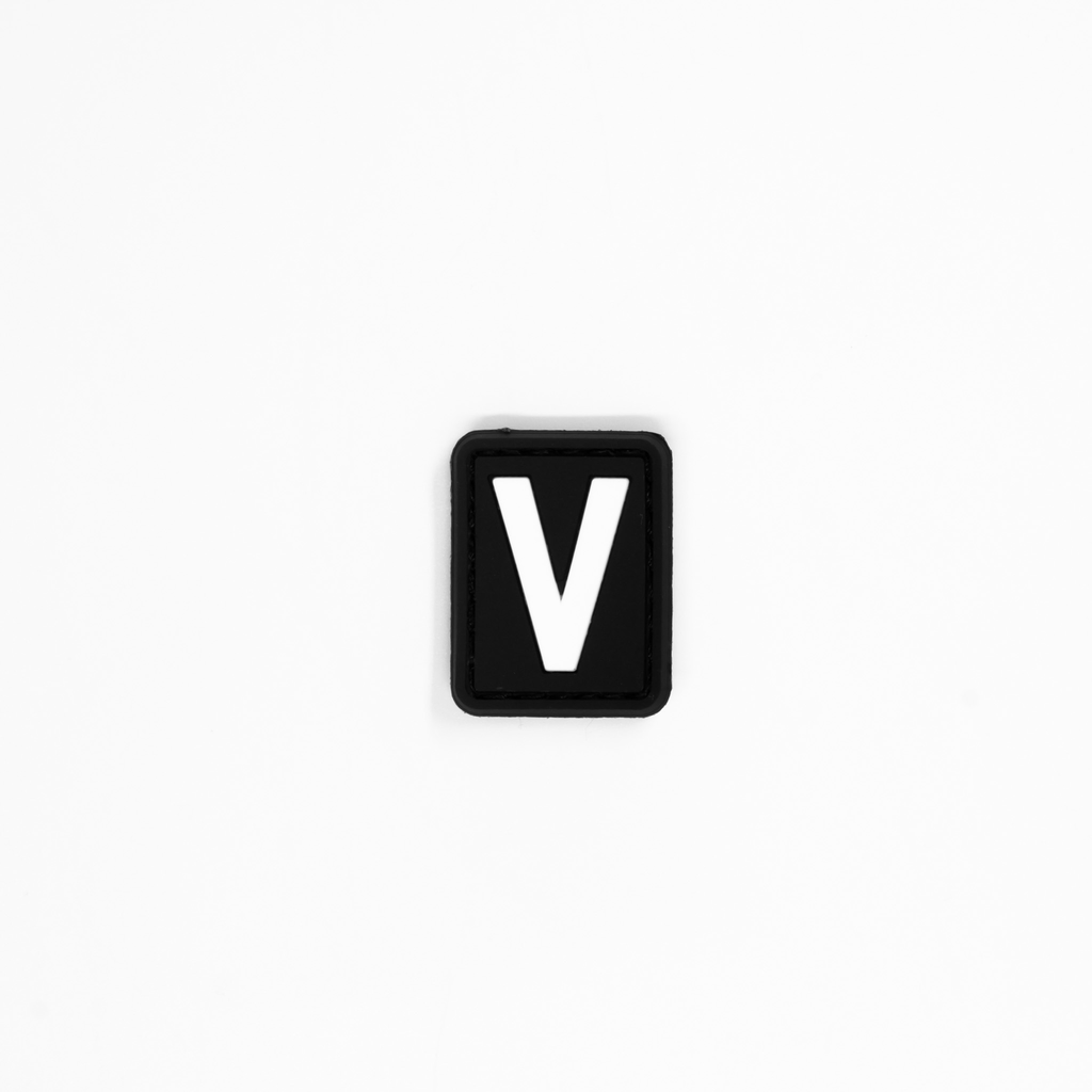 Letter “V” PVC Patch