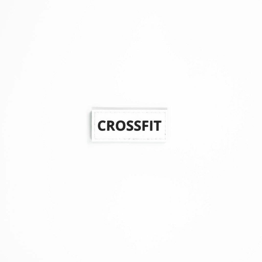 White “Crossfit” PVC Patch