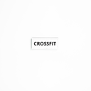 White “Crossfit” PVC Patch