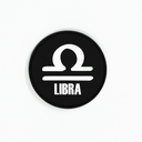 “Libra” Sign PVC Patch 