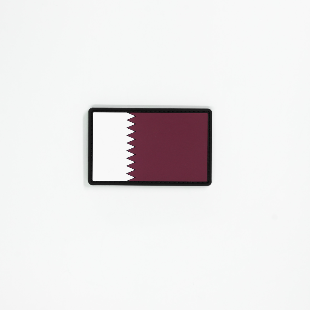 Qatar Flag PVC Patch