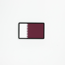 Qatar Flag PVC Patch