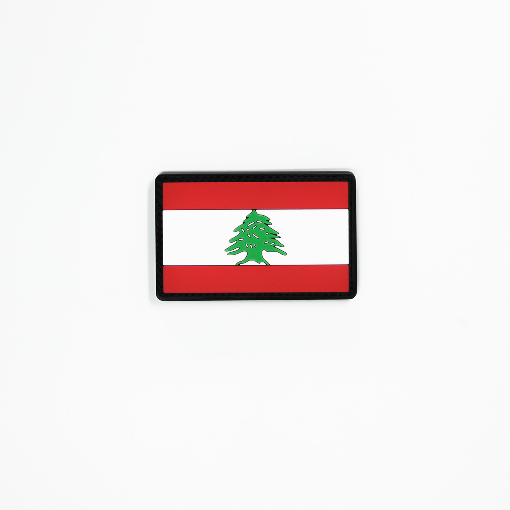 Lebanon Flag PVC Patch