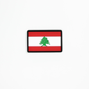 Lebanon Flag PVC Patch