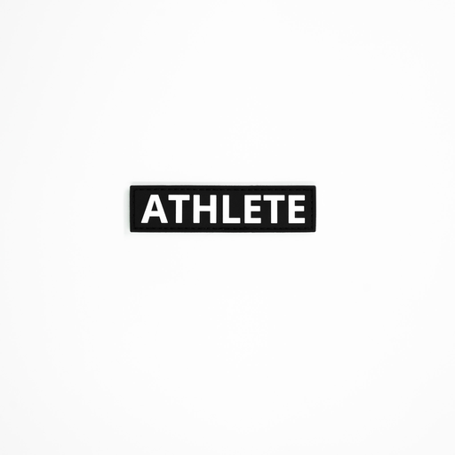 Black “Athlete” PVC Patch