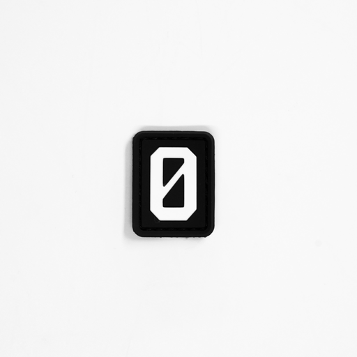 Number “0” PVC Patch