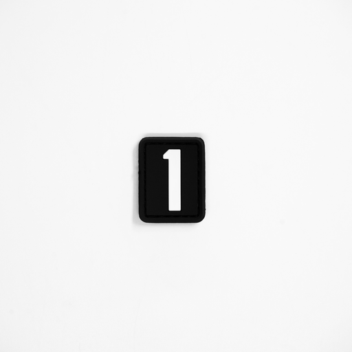 Number “1” PVC Patch
