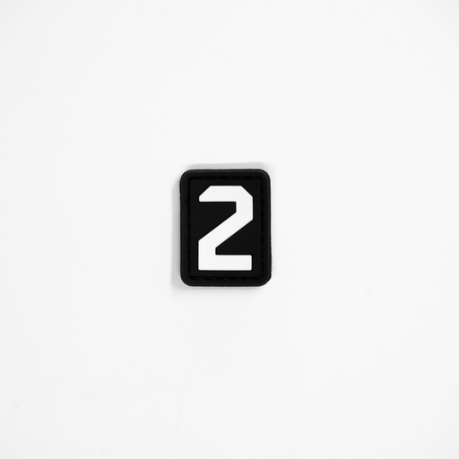 Number “2” PVC Patch