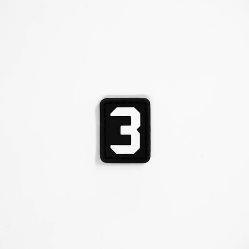 Number “3” PVC Patch