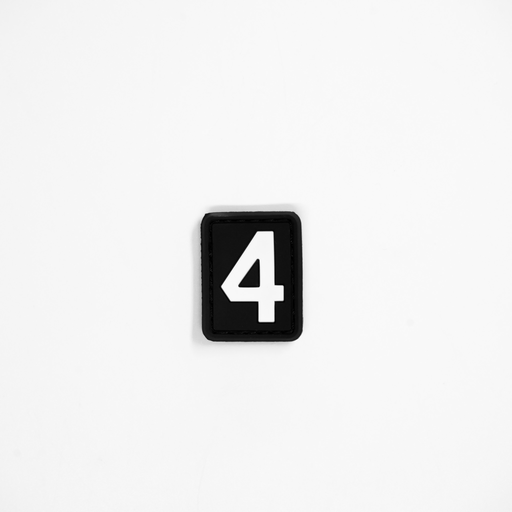 Number “4” PVC Patch