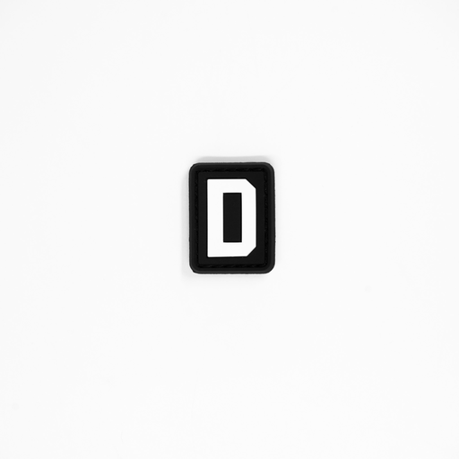 Letter “D” PVC Patch