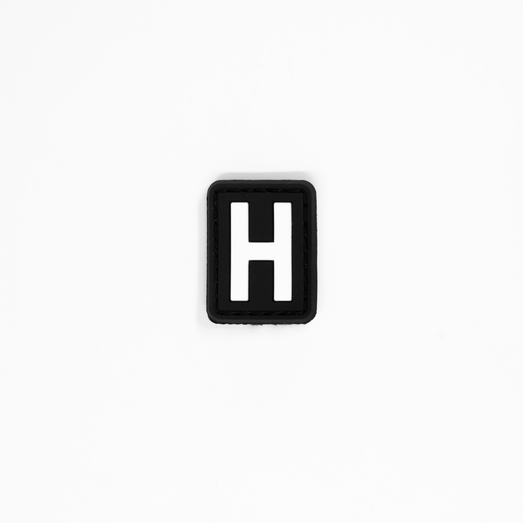 Letter “H” PVC Patch | ELEMENTS